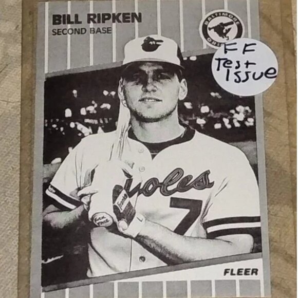 1989 fleer Billy ripken "ff" error test run card lot of 2 - Picture 1 of 2